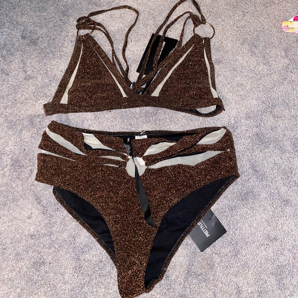 Pretty Little Thing Glitter Bikini
